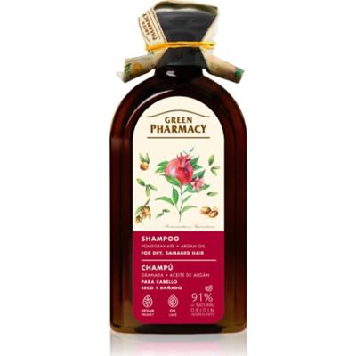 Green Pharmacy Argan Oil & Pomegranate Shampoo szampon do włosów suchych i zniszczonych z olejkiem arganowym 350 ml