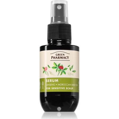 Green Pharmacy Ginseng & Morrocan mint oil Serum serum do wrażliwych włosów 100 ml