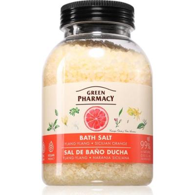 Green Pharmacy Ylang-ylang & Sicilian Orange Bath Salt relaksująca sól do kąpieli 1000 g
