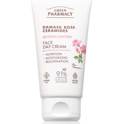 Green Pharmacy Damask Rose & Ceramides Face Cream krem intensywnie odżywiający do twarzy na dzień 50 ml