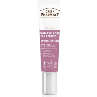 Green Pharmacy Damask Rose & Ceramides Eye Cream rewitalizujący krem pod oczy 15 ml
