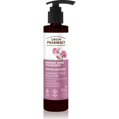 Green Pharmacy Damask Rose & Ceramides Face Emulsion emulsja oczyszczająca do twarzy 150 ml