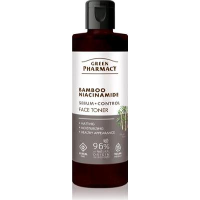 Green Pharmacy Bamboo & Niacinamide Face Toner tonik aktywny do skóry tłustej 200 ml