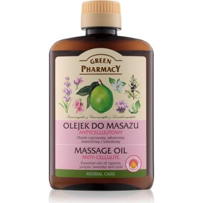 Green Pharmacy Essential oils of Lime Massage Oil olejek do masażu na cellulit 200 ml
