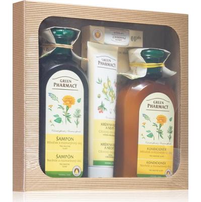 Green Pharmacy Herbal Care zestaw upominkowy do twarzy, ciała i włosów
