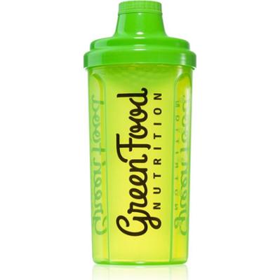 GreenFood Nutrition Shaker shaker sportowy Transparent Green 500 ml