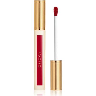 Gucci Glow Oil-In-Water Tint Liquid Lipstick nawilżająca szminka w płynie z połyskiem odcień 509 Rosso Ancora 6.5 ml