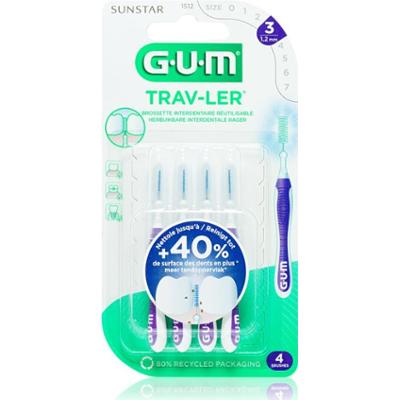 G.U.M Trav-Ler Interdental szczoteczki międzyzębowe 1,2 mm 4 szt.