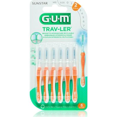 G.U.M Trav-Ler Interdental szczoteczki międzyzębowe 0,9 mm 6 szt.