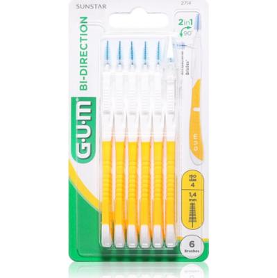 G.U.M Bi Direction Interdental Brush 2714 szczoteczki międzyzębowe 1,4 mm 6 szt.