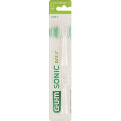 G.U.M Sonic Daily głowica wymienna White 2 szt.