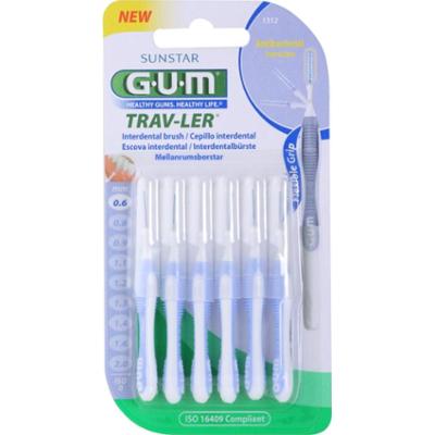 G.U.M Trav-Ler Interdental szczoteczki międzyzębowe 0,6 mm 6 szt.