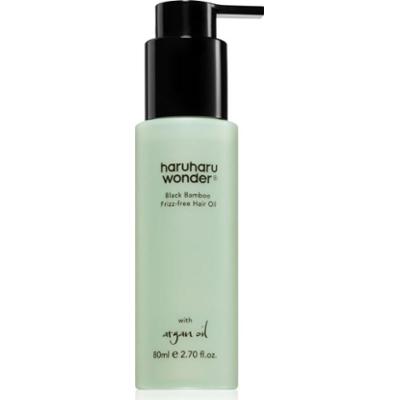 Haruharu Wonder Black Bamboo Frizz-free Hair Oil lekki olej do włosów nieposłusznych i puszących się 80 ml