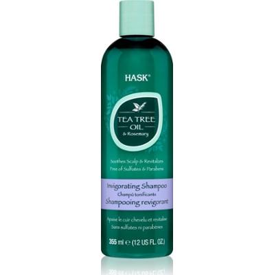 HASK Tea Tree Oil & Rosemary odświeżający szampon Do suchej i swędzącej skóry głowy 355 ml