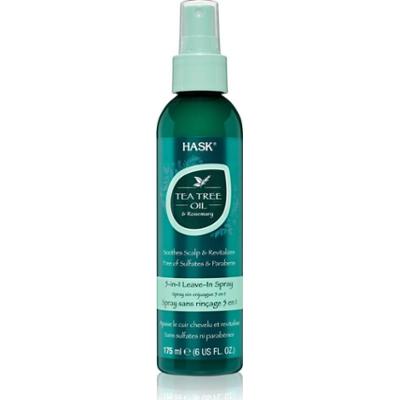 HASK Tea Tree Oil & Rosemary spray bez spłukiwania Do suchej i swędzącej skóry głowy 175 ml