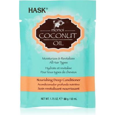 HASK Monoi Coconut Oil odżywka rewitalizująca do nabłyszczania i zmiękczania włosów 50 ml