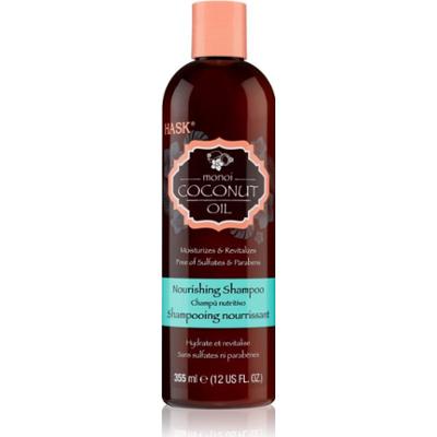 HASK Monoi Coconut Oil szampon pielęgnujący do nabłyszczania i zmiękczania włosów 355 ml