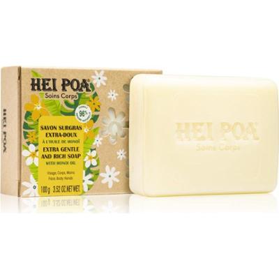 Hei Poa Tahiti Monoi Oil naturalne mydło w kostce 100 g