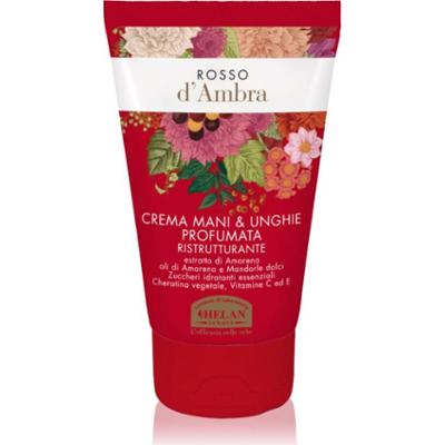 Helan Rosso d'Ambra Scented Hands & Nails Cream krem nawilżający do rąk dla kobiet 50 ml
