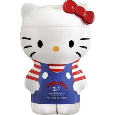 Hello Kitty Shampoo and Shower Gel 2 in 1 żel pod prysznic i szampon 2w1 dla dzieci 2D 400 ml