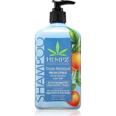 HEMPZ Triple Moisture szampon nawilżający do włosów 500 ml