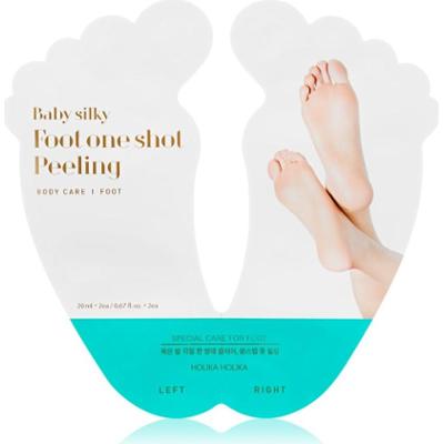 Holika Holika Baby Silky Foot złuszczająca maska na popękane pięty + skarpetki 2x20 ml