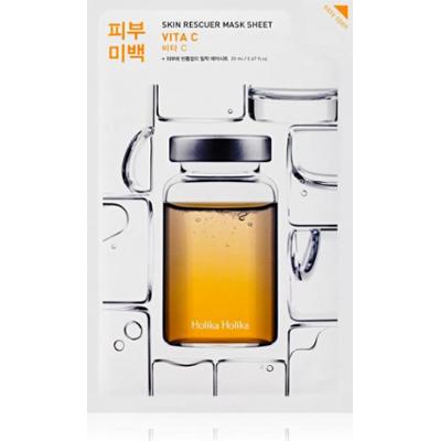 Holika Holika Skin Rescuer Vita C maska rozświetlająca w płacie z witaminą C 20 ml