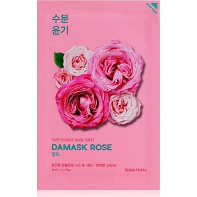 Holika Holika Pure Essence Damask Rose maseczka w płachcie o działaniu nawilżająco-rewitalizującym 20 ml