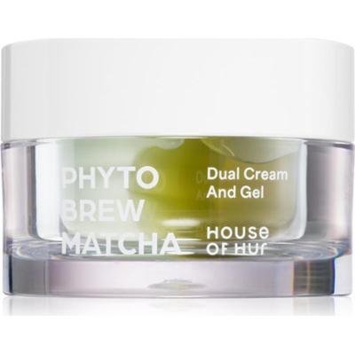House of Hur Phyto Brew Matcha Dual Cream And Gel nawilżająco-rozświetlający krem do twarzy podwójne 50 ml