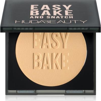 Huda Beauty Easy Bake and Snatch Brightening and Setting Powder puder utrwalający dla natychmiastowego rozświetlenia odcień Kunafa 8.5 g