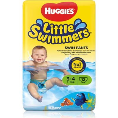 Huggies Little Swimmers 3-4 jednorazowe pielucho-kąpielówki 7-15 kg 12 szt.