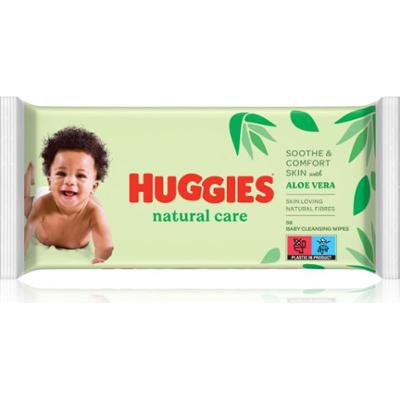 Huggies Natural Care chusteczki oczyszczające z aloesem 56 szt.