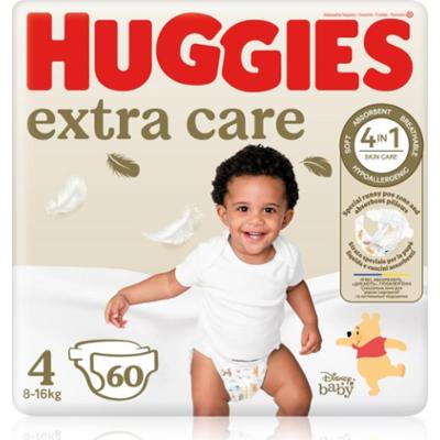 Huggies Extra Care Size 4 pieluchy jednorazowe 8-16 kg 60 szt.