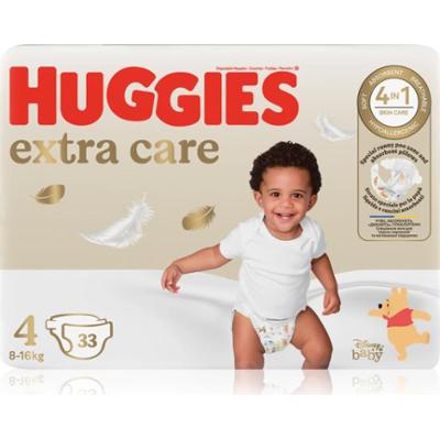 Huggies Extra Care Size 4 pieluchy jednorazowe 8-16 kg 33 szt.