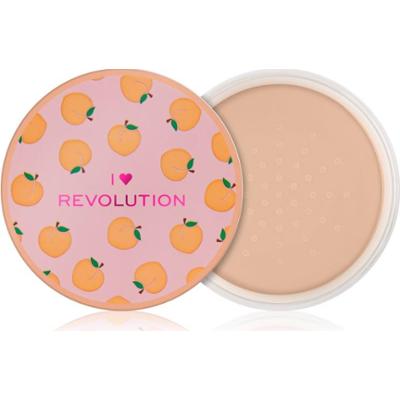 I Heart Revolution Baking Powder transparentny puder odcień Peach 22 g
