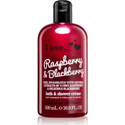 I Love Raspberry & Blackberry krem pod prysznic i do kąpieli 500 ml
