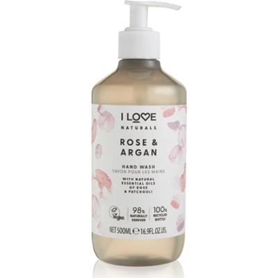 I Love Naturals Rose & Argan mydło w płynie do rąk 500 ml