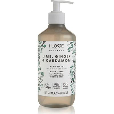 I Love Naturals Lime, Ginger & Cardamom mydło w płynie do rąk 500 ml