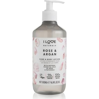 I Love Naturals Rose & Argan mleczko do ciała 500 ml