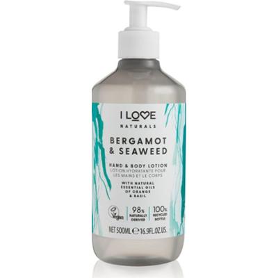 I Love Naturals Bergamot & Seaweed mleczko do rąk i ciała 500 ml