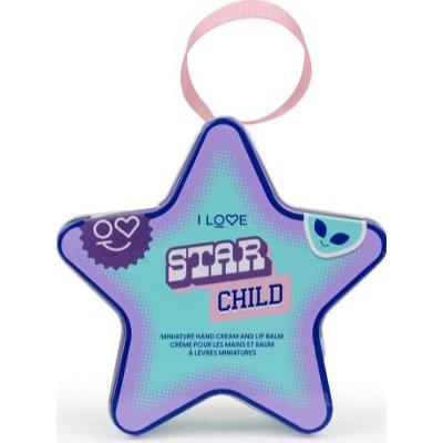 I Love Star Child zestaw upominkowy blaszane pudełko