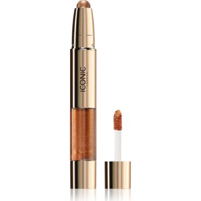 ICONIC London Glaze Crayon błyszczące cienie do powiek odcień Lava 5.14 g