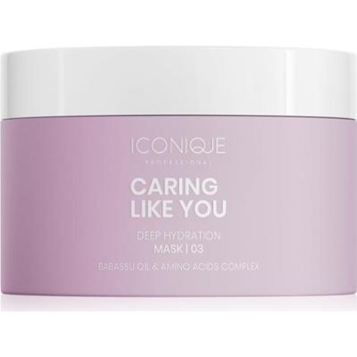 ICONIQUE Professional CARING LIKE YOU Deep Hydration maseczka głęboko nawilżająca do włosów suchych i zniszczonych 200 ml