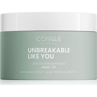 ICONIQUE Professional UNBREAKABLE LIKE YOU Length Strengthening maska wzmacniająca włosy na całej długości 200 ml