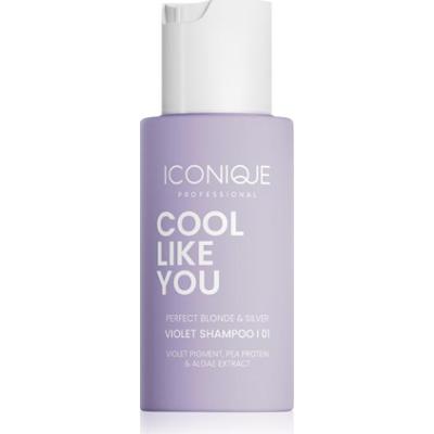 ICONIQUE Professional COOL LIKE YOU Perfect Blonde & Silver Violet szampon neutralizujący żółte odcienie 70 ml