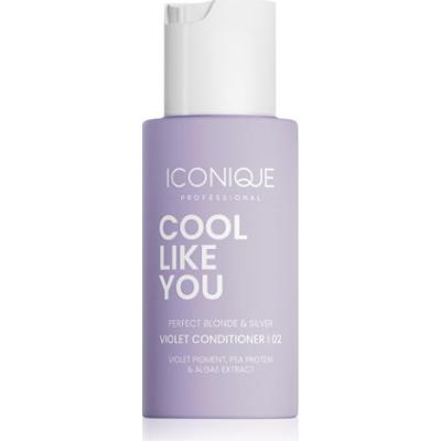 ICONIQUE Professional COOL LIKE YOU Perfect Blonde & Silver Violet odżywka neutralizująca żółtawe odcienie 70 ml