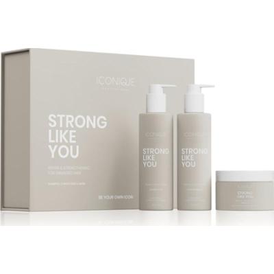 ICONIQUE Professional STRONG LIKE YOU Repair & Strengthening Set zestaw do włosów zniszczonych