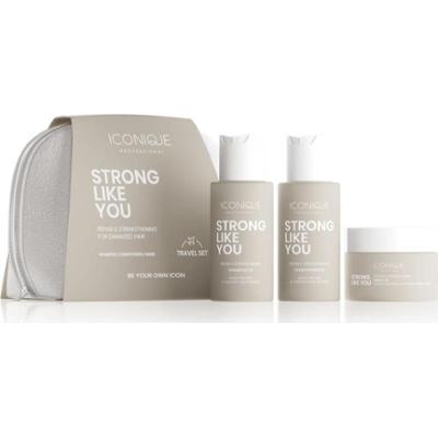 ICONIQUE Professional STRONG LIKE YOU Repair & Strengthening Set zestaw podróżny do włosów zniszczonych