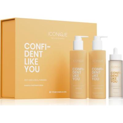 ICONIQUE Professional CONFIDENT LIKE YOU Anti-Hair Loss & Thinning Set zestaw przeciw wypadaniu włosów