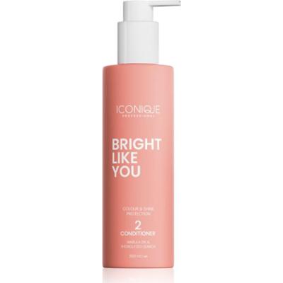 ICONIQUE Professional BRIGHT LIKE YOU Colour & Shine Protection Conditioner odżywka regenerująca do włosów farbowanych 250 ml